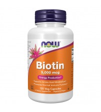 Біотин Now Foods Biotin 5000mcg 120caps